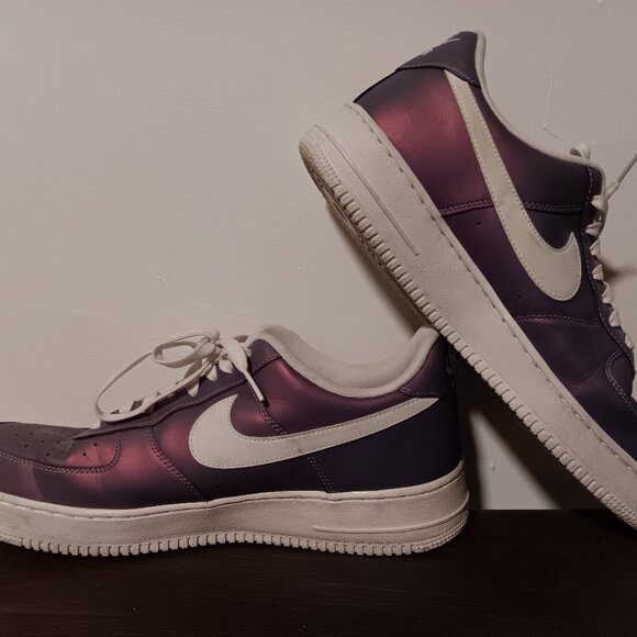 Mens AIR FORCE 1 '07 LV8 ICED LILAC Size 13 - Picture 1 of 6